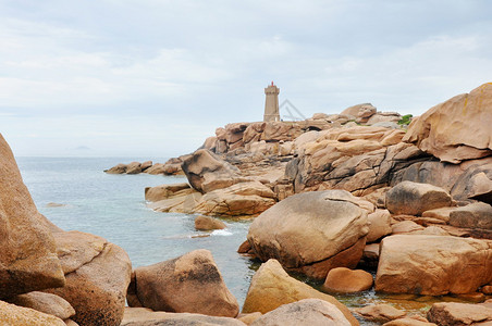 法国的石头海岸图片