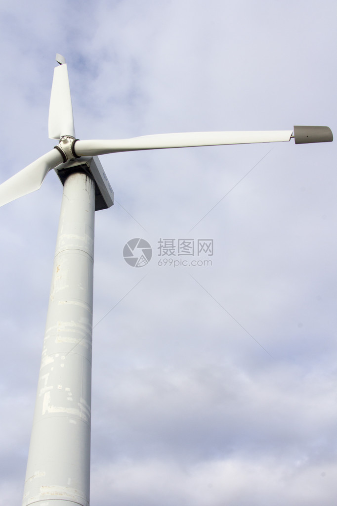替代能源风力涡轮机旋转能源消耗绿色可图片