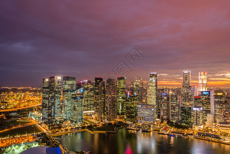 夜间在新加坡的图片
