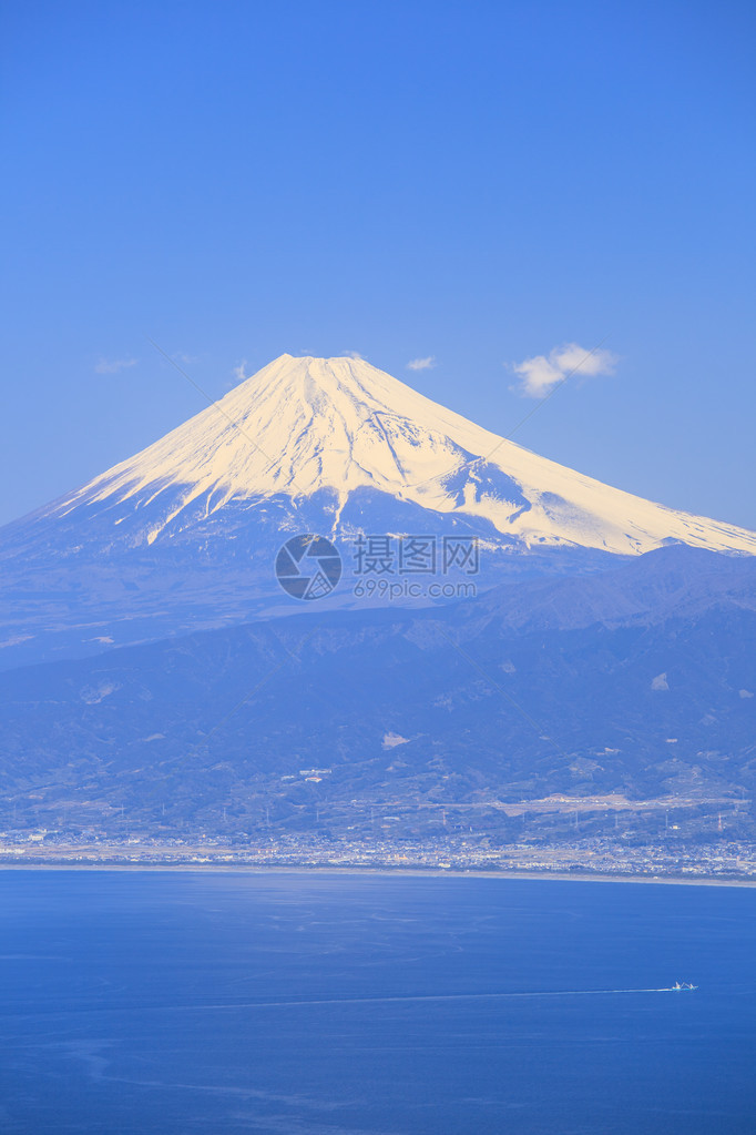 日本Izu半岛达鲁马山高原富士图片