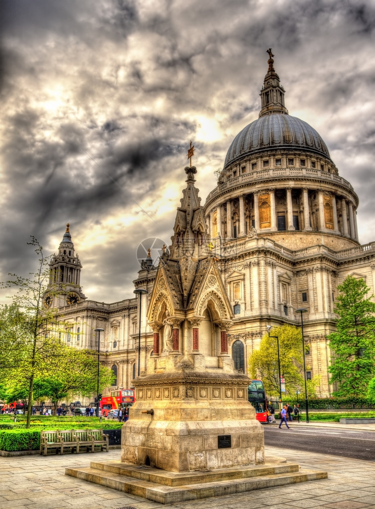伦敦圣保罗大教堂景观英国图片