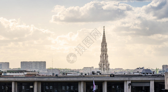 比利时布鲁塞尔市全景图片