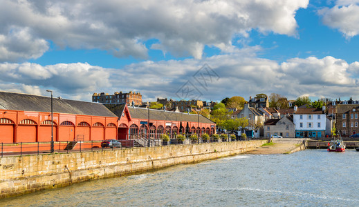 苏格兰爱丁堡纽黑文港的景色图片