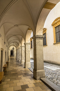 下奥地利风景秀丽的梅尔克修道院图片