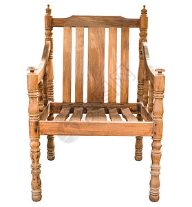 由暹罗玫瑰木或泰国玫瑰木或黄檀木制成的古老和复古风格的木制扶手椅图片
