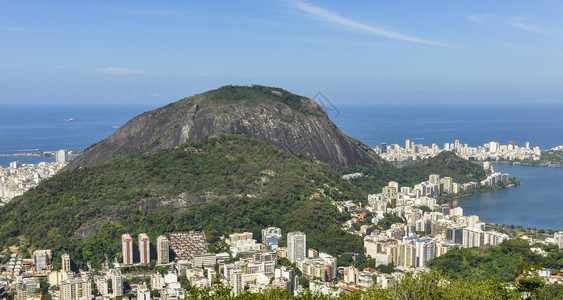 巴西上方对里约热内卢的图片