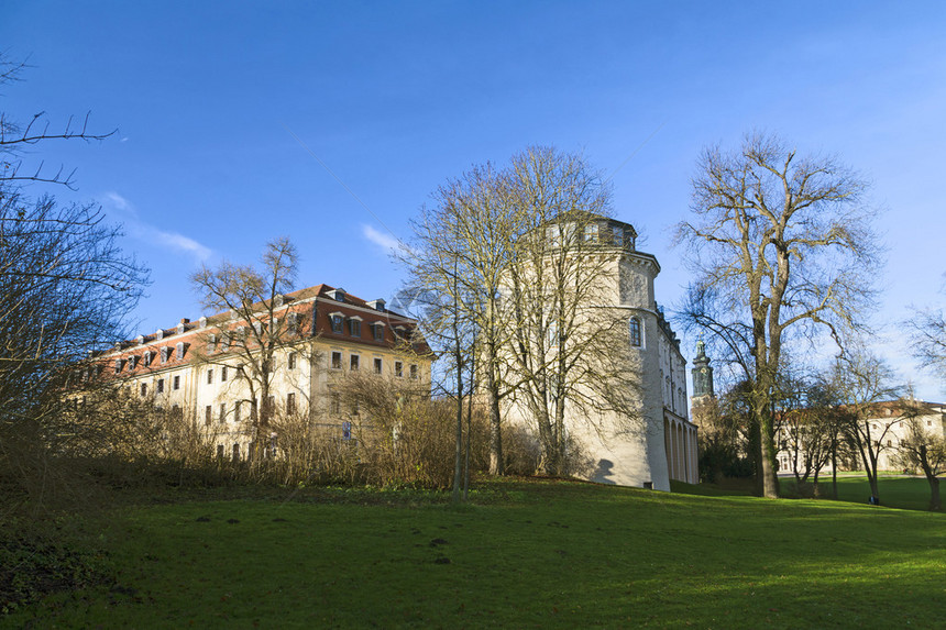 从魏玛的伊尔姆公园到古老的绿色城堡和安娜阿图片