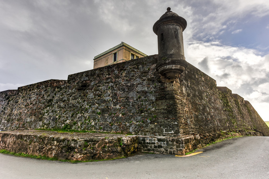 波多黎各圣胡安城墙和瞭望台图片