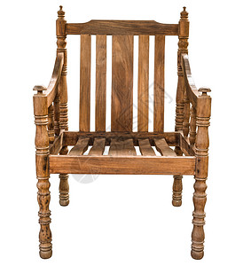 由暹罗玫瑰木或泰国玫瑰木或黄檀木制成的古老和复古风格的木制扶手椅图片