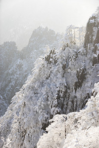 冬季黄山雪景图片