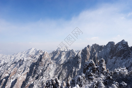 冬季黄山雪景图片