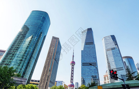 上海市风景与东方珍珠塔上海图片