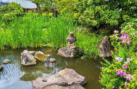 日本喜济寺的日本传统花园K图片