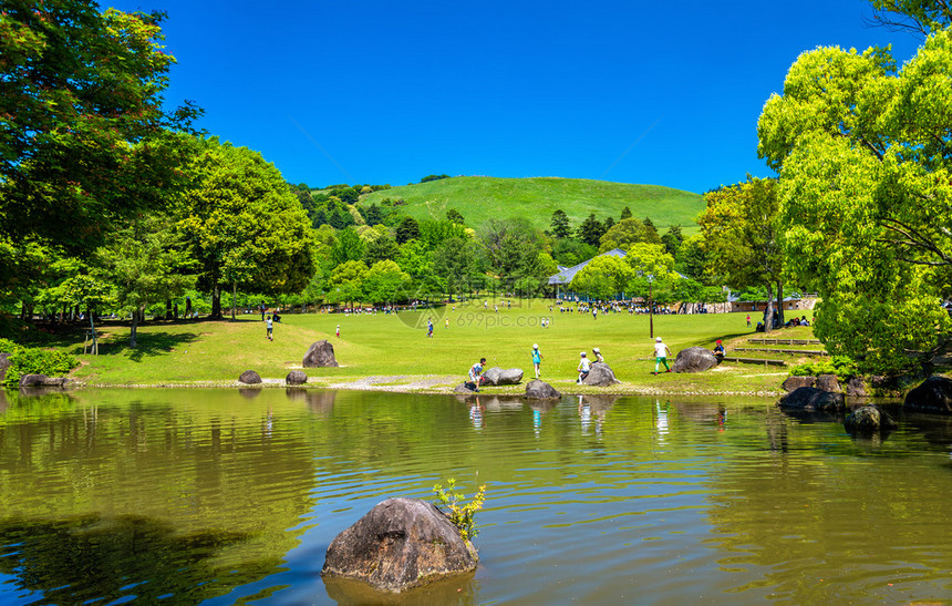 日本关西地区的奈良公园图片