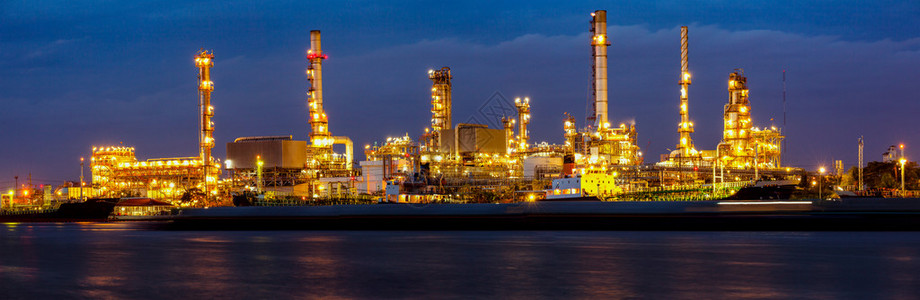 炼油厂商业行业工厂的概念可以用作背景动态图片