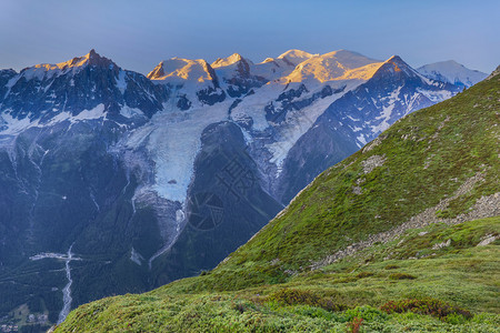 勃朗峰是历史上欧洲最高的山峰海拔图片
