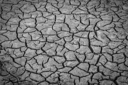 干旱期间干裂土壤泥土或地背景的图片