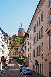 德国巴登符腾堡州巴登巴登市中心的街道巴登是图片
