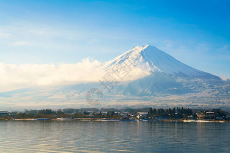 日本富士山和河口湖图片