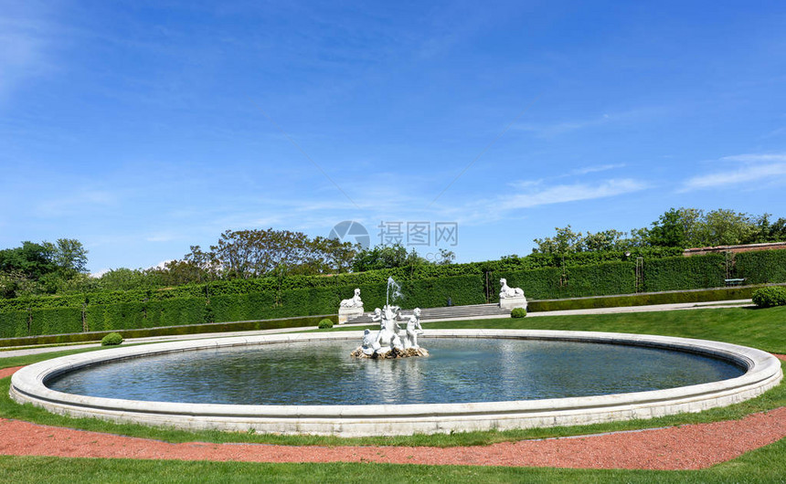 照片来自上贝勒维德雷宫殿花园盆和喷泉及雕像VennaA图片