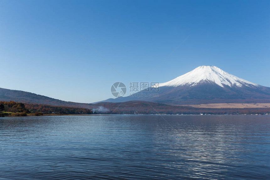 富士山和中湖图片