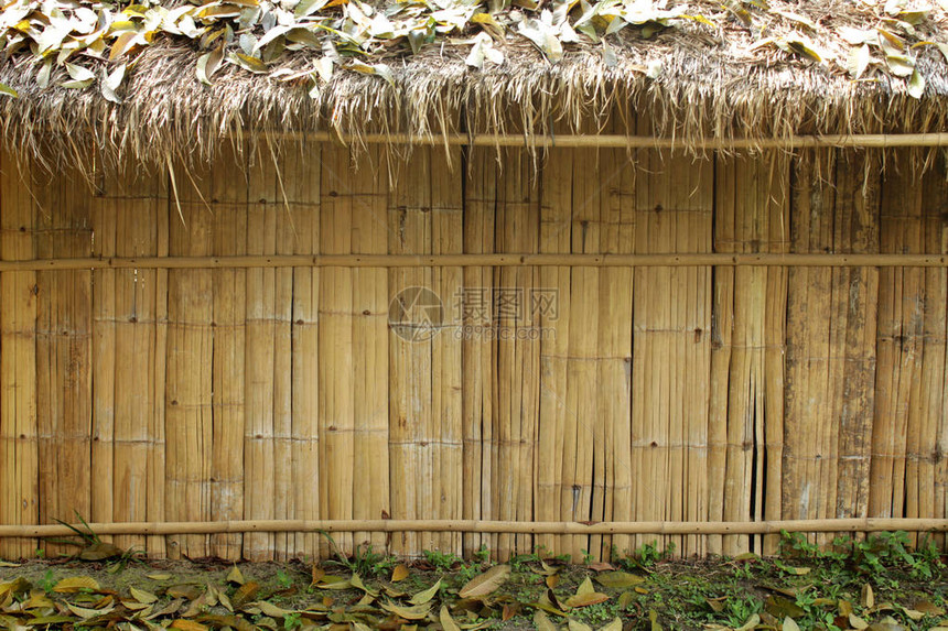 泰国竹屋景观图片