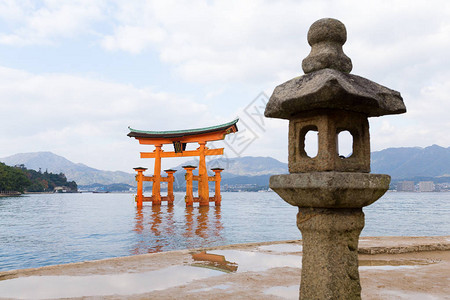 日本传统严岛神社图片