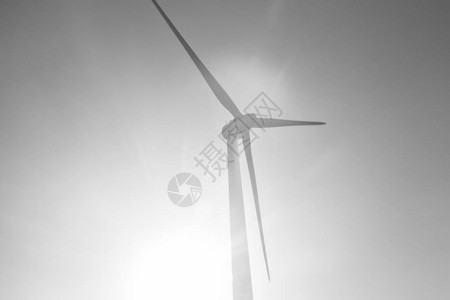 风力涡轮换替代能源背景图片
