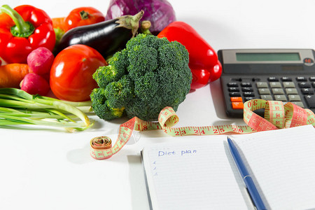 饮食计划和成熟的蔬菜成分营养师医生工作场所特写素食营养图片