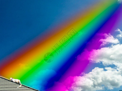 神的彩虹图片