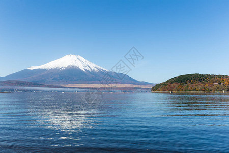 富士山和中湖图片
