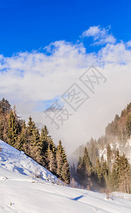 奥地利蒂罗尔索滑雪度假胜地T图片