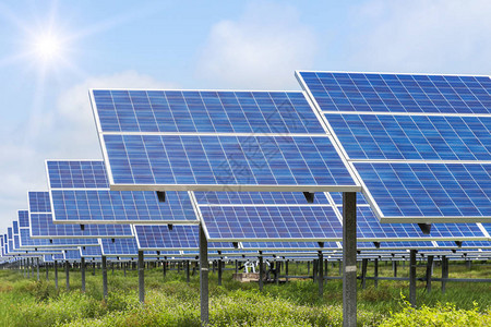 太阳能发电站太阳能电池的替代可再生能源图片