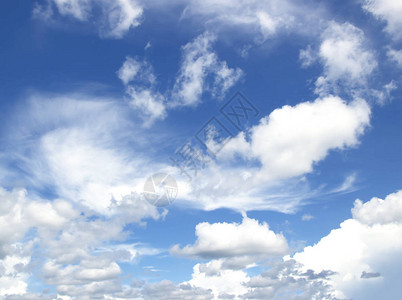 天空白云自然空气背景纹理图片
