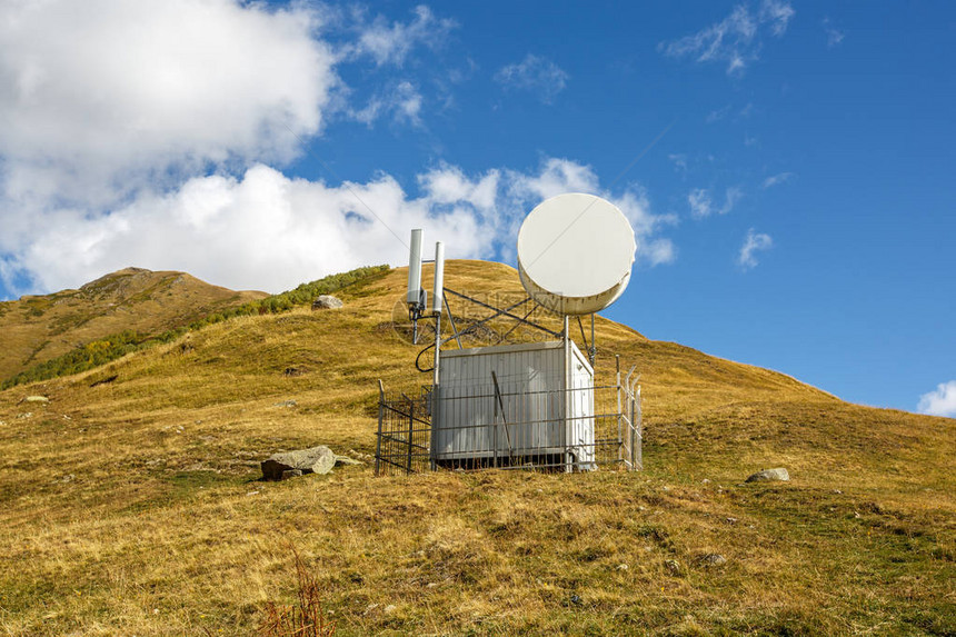 山区观测台和气象站格鲁吉亚图片