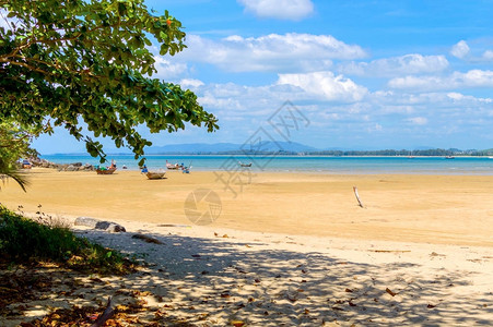 泰国普吉岛热带海滩全景PhuketI图片