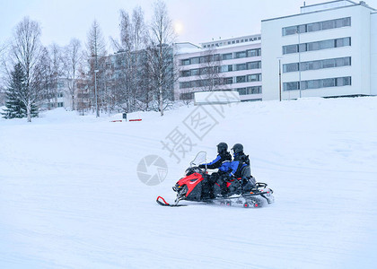 冬季芬兰拉普兰RovaniemiRovaniemi在冰图片