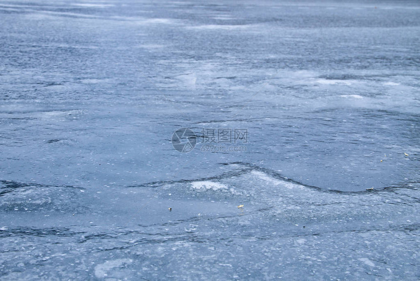 冰面的纹理冬天背景图片