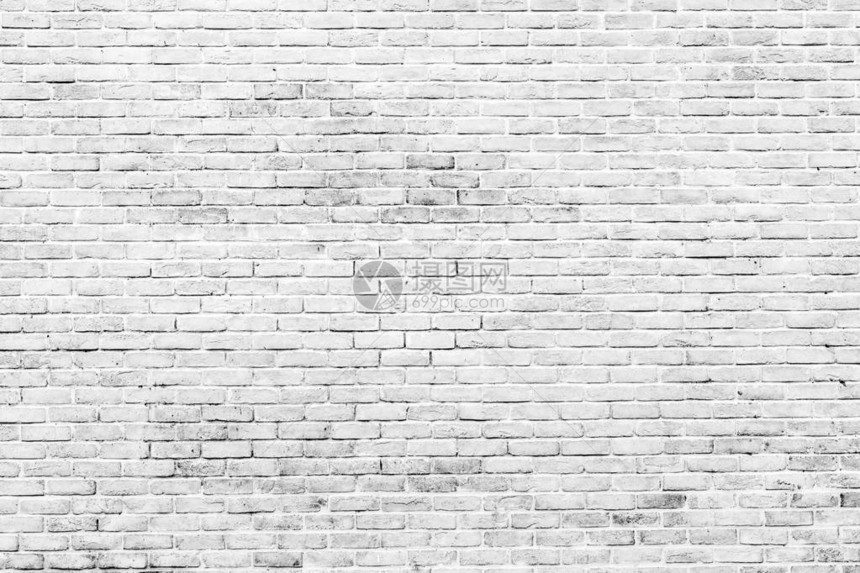 白色和灰色砖墙纹理背景与文本的空间白砖壁纸家居室内装饰建筑理念悲伤绝望和绝图片