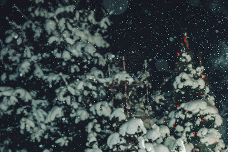 圣诞之夜天雪从天而降2020图片
