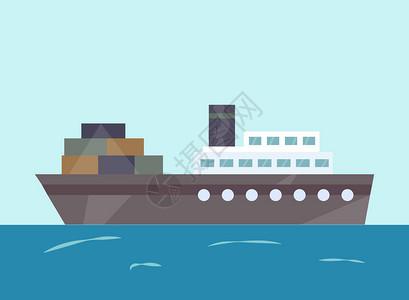 Jpeg拖船图例海运船舶航运船水上图片