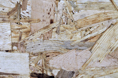 材料的OSB纹理是再循环的压缩木屑板图片
