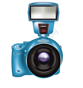 用电子闪光/彩色相机来显示单镜头反射相机图片