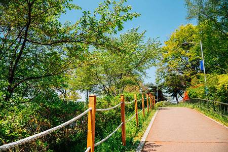 韩国天安市Cheonho湖公园带图片