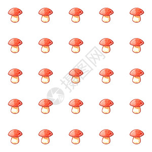 蘑菇无缝模式图片