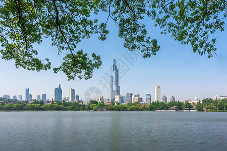 南京城市建筑风光大厦高清图片素材