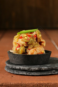 韩国传统沙拉白菜泡用辣椒图片