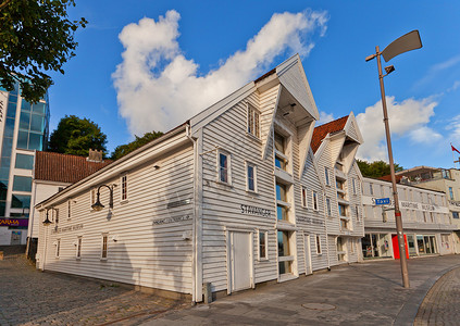 挪威Stavanger历史中心Stavanger海洋博物馆的建筑物图片