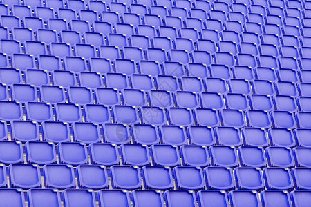 运动体育场的蓝色座位为公众图片