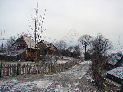 农村地区冬季图片